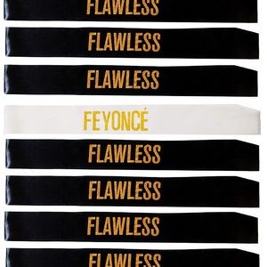 8 pc FEYONCE/FLAWLESS Bachelorette party Sash Set